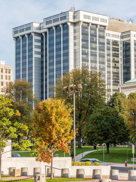 istock Empire State Plaza: the main landmark of Albany 1183861073