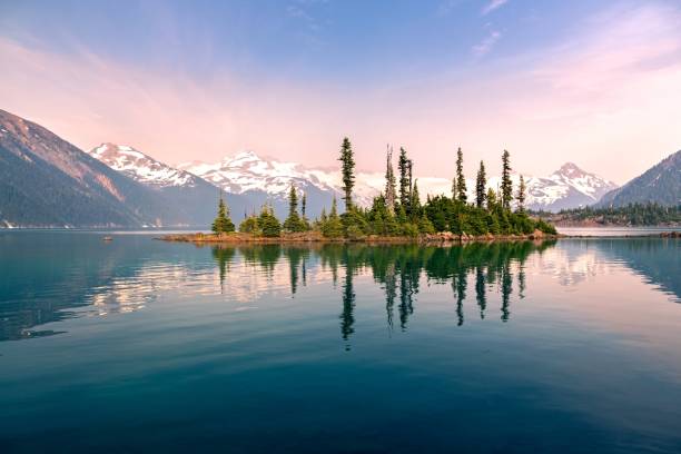 istock Garibaldi Lake Coast Mountains Summer Wildfire Haze BC Canada 1183870221