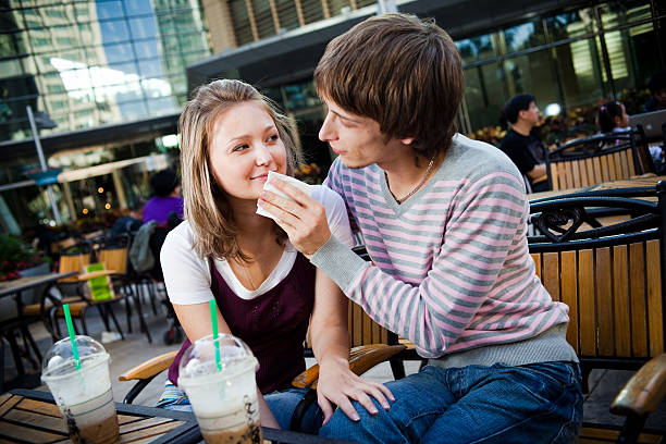istock Young couple happy together 118387111