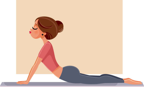 Người Phụ Nữ Trong Cobra Pose Làm Yoga Trên Thảm Hình minh họa Sẵn có - Tải  xuống Hình ảnh Ngay bây giờ - Rắn hổ mang - Rắn, Thiếu nữ, Tập