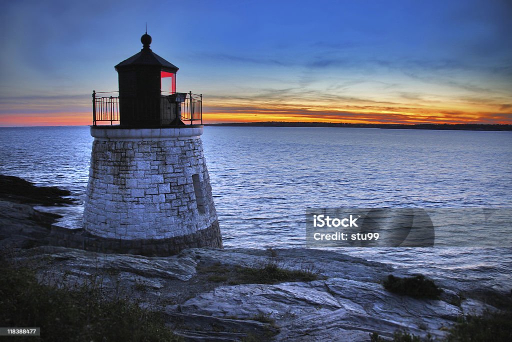 Lighthouse  Atlantic Ocean Stock Photo
