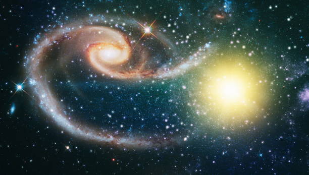 istock Beautiful night sky, star in the space. Collage on space, science and education items. Elements of this image furnished by NASA. 1183884788