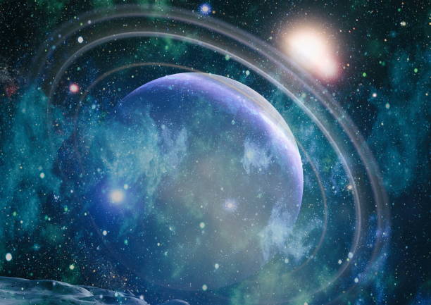 istock Colorful deep space. Universe concept background. Purple nebula in outer space. Elements of this image furnished by NASA. 1183884899