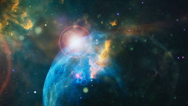 istock Beautiful night sky, star in the space. Collage on space, science and education items. Elements of this image furnished by NASA. 1183885537