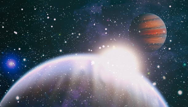 istock Beautiful night sky, star in the space. Collage on space, science and education items. Elements of this image furnished by NASA. 1183885563
