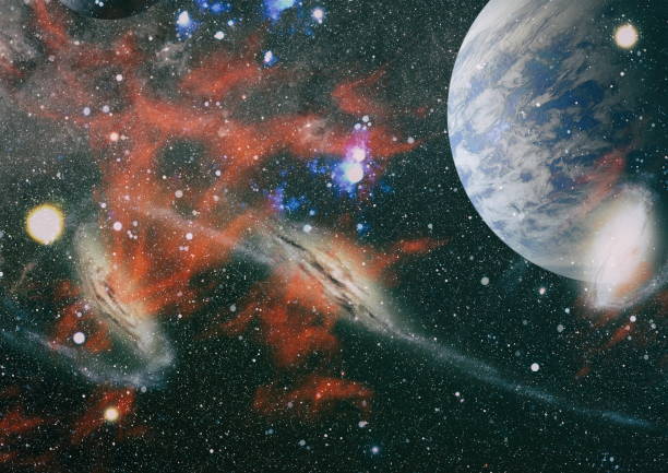 istock Colorful deep space. Universe concept background. Purple nebula in outer space. Elements of this image furnished by NASA. 1183885685