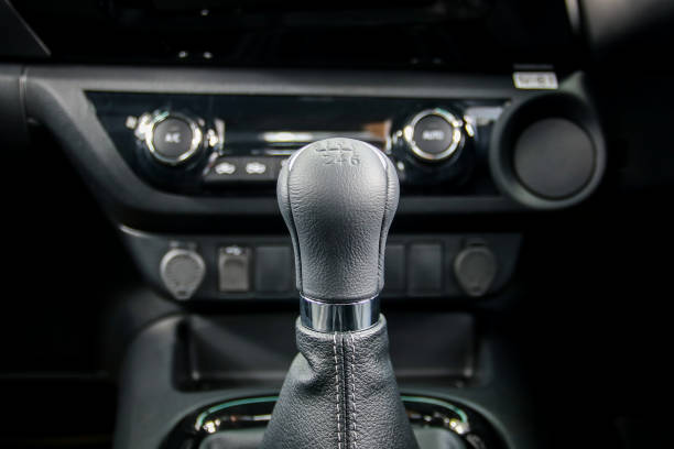 istock Head of a manual Gear shift lever 1183894512
