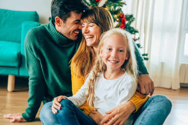 istock Family Christmas portrait. 1183894532