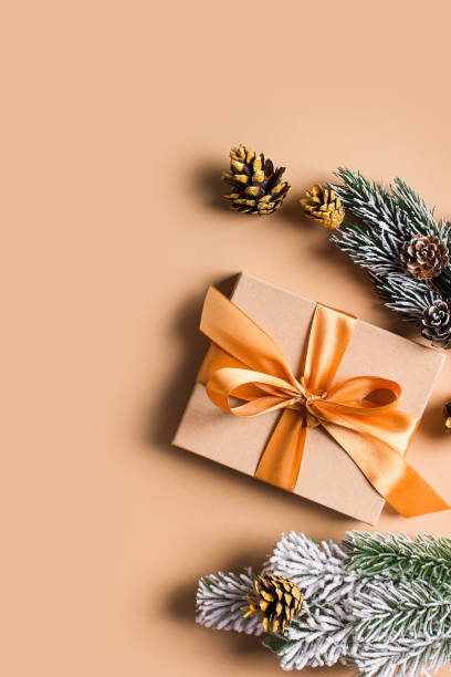 istock Christmas and happy new year flat lay 1183898268