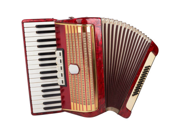 istock Retro accordion isolated 1183900301