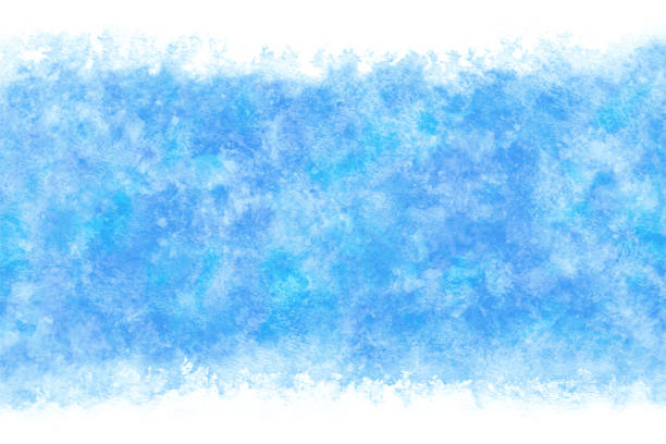 istock pastel color blue sky abstract or natural watercolor paint background, vector illustration 1183903210