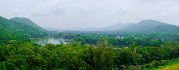 istock landscape with mountains and clouds 1183906671