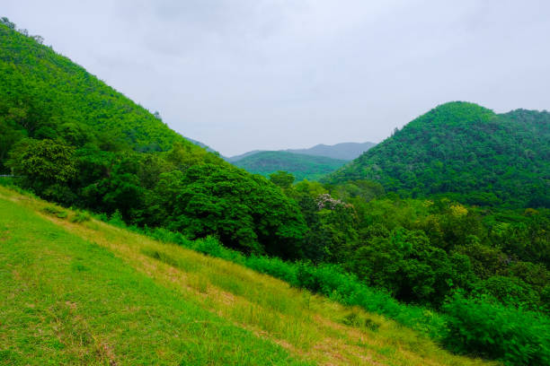istock landscape with mountains and clouds 1183906747