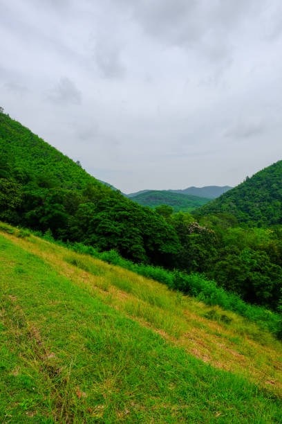 istock landscape with mountains and clouds 1183906822