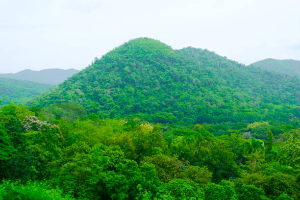 istock landscape with mountains and clouds 1183906824