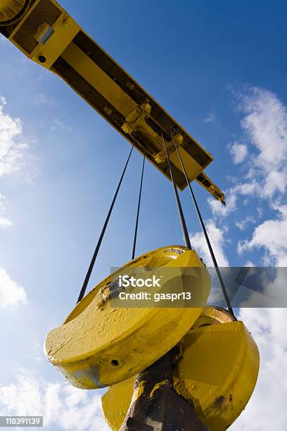 Harbour Crane Stock Photo - Download Image Now - Blue, Cable, Cloud - Sky