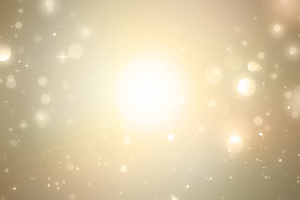 エレガントなクリスマスゴールドボケの背景 - christmas backgrounds glitter star shape点のイラスト素材／クリップアート素材／マンガ素材／アイコン素材