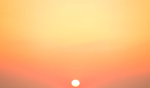 Aerial view dramatic sunset and sunrise sky nature background with white clouds for design concept and isolated text material
