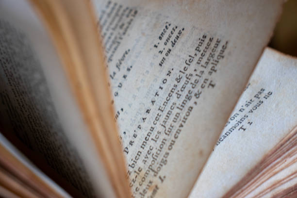 istock Old french book on a desk 1183921543