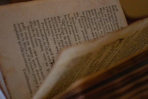 istock Old french book on a desk 1183921547