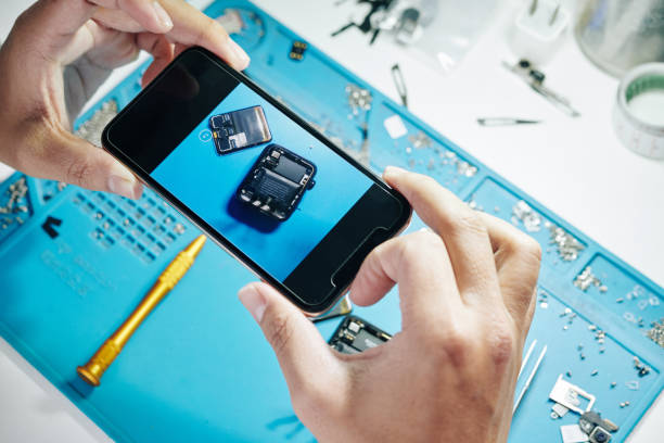 istock Man photographing fixed smartwatch 1183923467