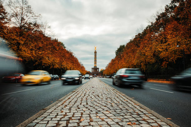 Motion Blur of Car in Berlin