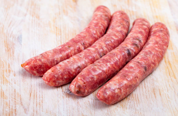 istock Raw pork sausage botifarra 1183931409