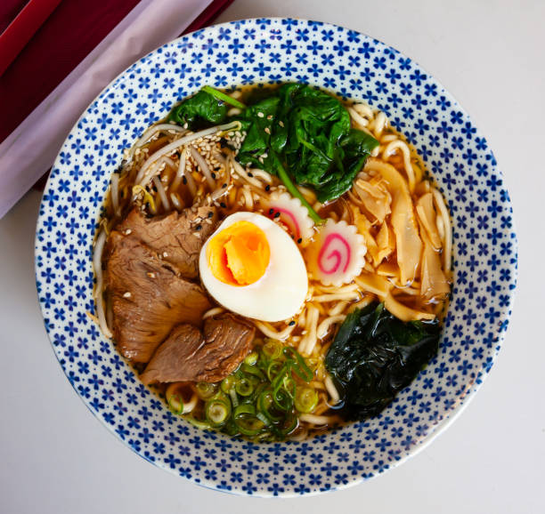 istock Bowl of ramen with veal 1183931458