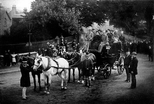 Cтоковое фото Andrew Carnegie едет на автобус в Лондоне