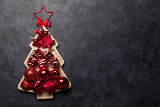 istock Christmas card with xmas decor 1183935947