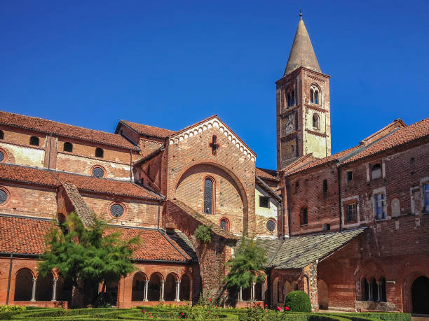 istock Staffarda Abbey (Santa Maria di Staffarda), Piedmont, Italy 1183936030