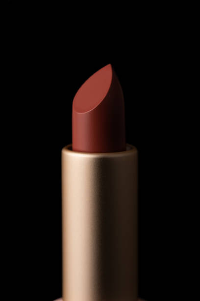 istock Red lipstick macro close-up 1183936153