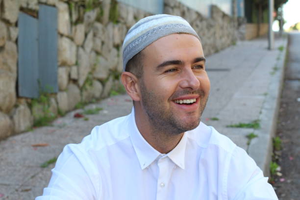 istock Very cute Islamic man smiling 1183940566