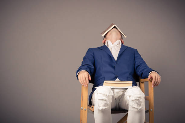 istock Tired of reading! 1183946998