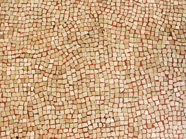 istock Mosaic flooring of multicolored small stones 1183948666