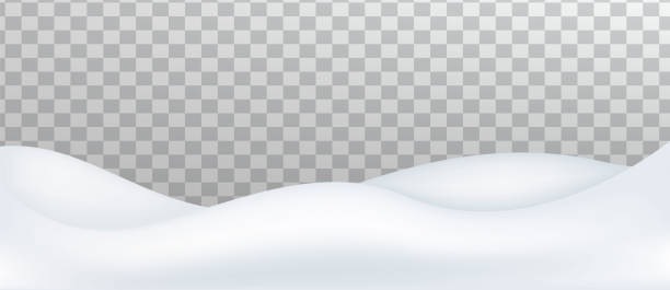 schneelandschaft. schneeverwehungen, berg. - schneewehe stock-grafiken, -clipart, -cartoons und -symbole