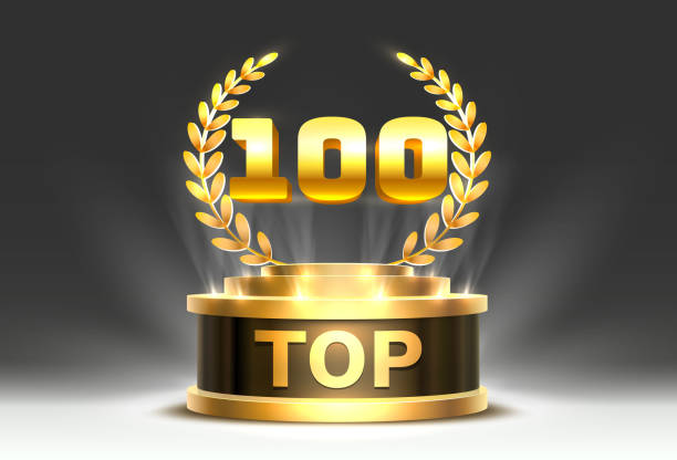 Top 100 Best Podium Award Sign Golden Object Vector Illustration Stock  Illustration - Download Image Now - iStock