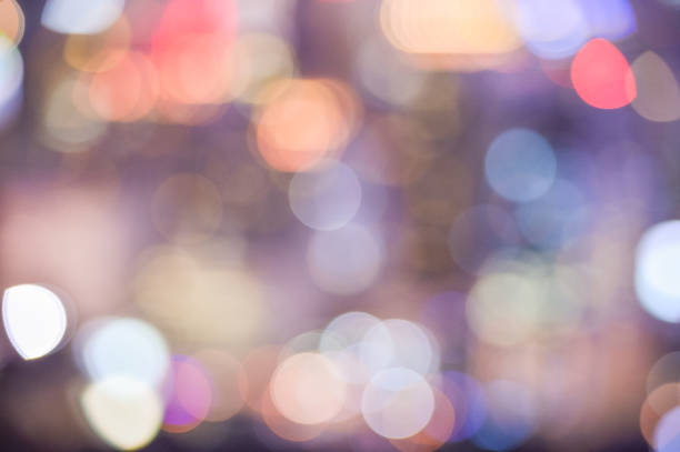 istock Colorful christmas light decor Blurred bokeh abstract background useful for design new year and christmas concept 1183954880