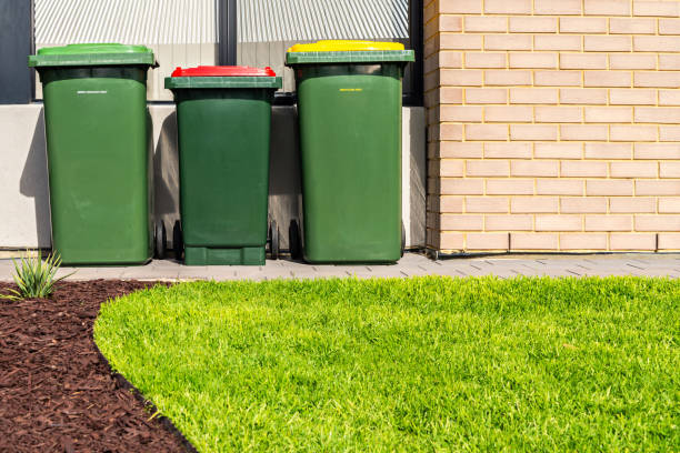 istock Home waste wheelie bins set on front yard 1183954916