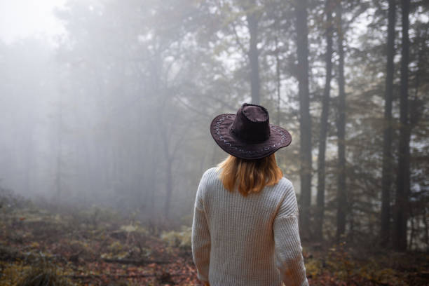 istock Moody atmosphere in forest. 1183956817