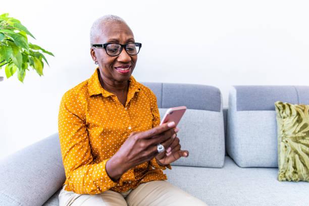 istock Tech Savvy Senior Woman 1183957979