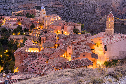 Albarracin - Medieval village in Aragon, Spain. Albarracin is a Spanish town, in the province of Teruel, Autonomous Community of Aragon. Albarracin has an elevation of 1,182 m (3,878 ft) XXXL 42Mp outdoors photo taken with SONY A7rII and Zeiss Batis 40mm F2.0 CF