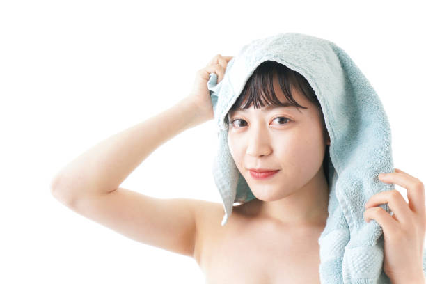 istock Young woman after take a shower 1183965967