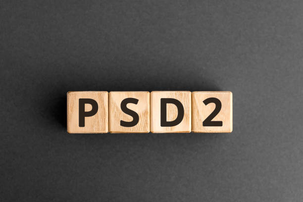 istock PSD2 - acronym from wooden blocks with letters 1183967751