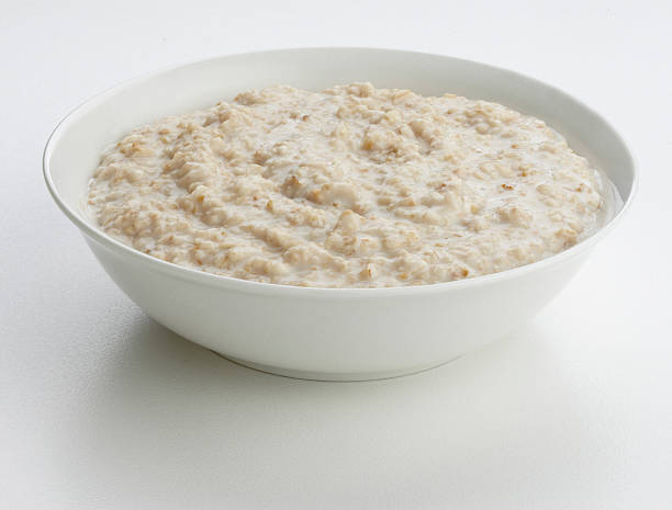 porridge oats bowl  porridge stock pictures, royalty-free photos & images