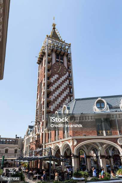 Batum Şehrinin Eski Bölümünde Batum Piazza Meydanı Gürcistanda Acara Başkenti Stok Fotoğraflar & Acara Özerk Cumhuriyeti‘nin Daha Fazla Resimleri
