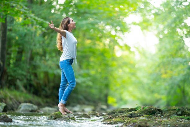 istock breathing and relaxing in nature 1183979386