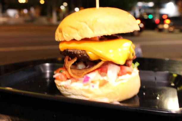 istock gourmet cheeseburger with cheese and bacon 1183979537