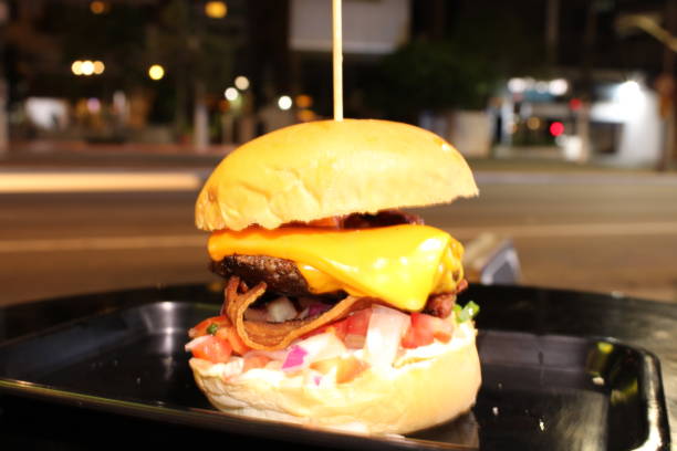 istock gourmet cheeseburger with cheese and bacon 1183979551