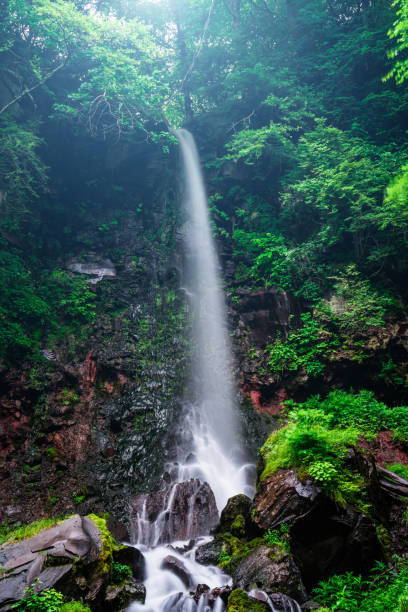 istock Waterfall in Karuizawa, Japan 1183981115